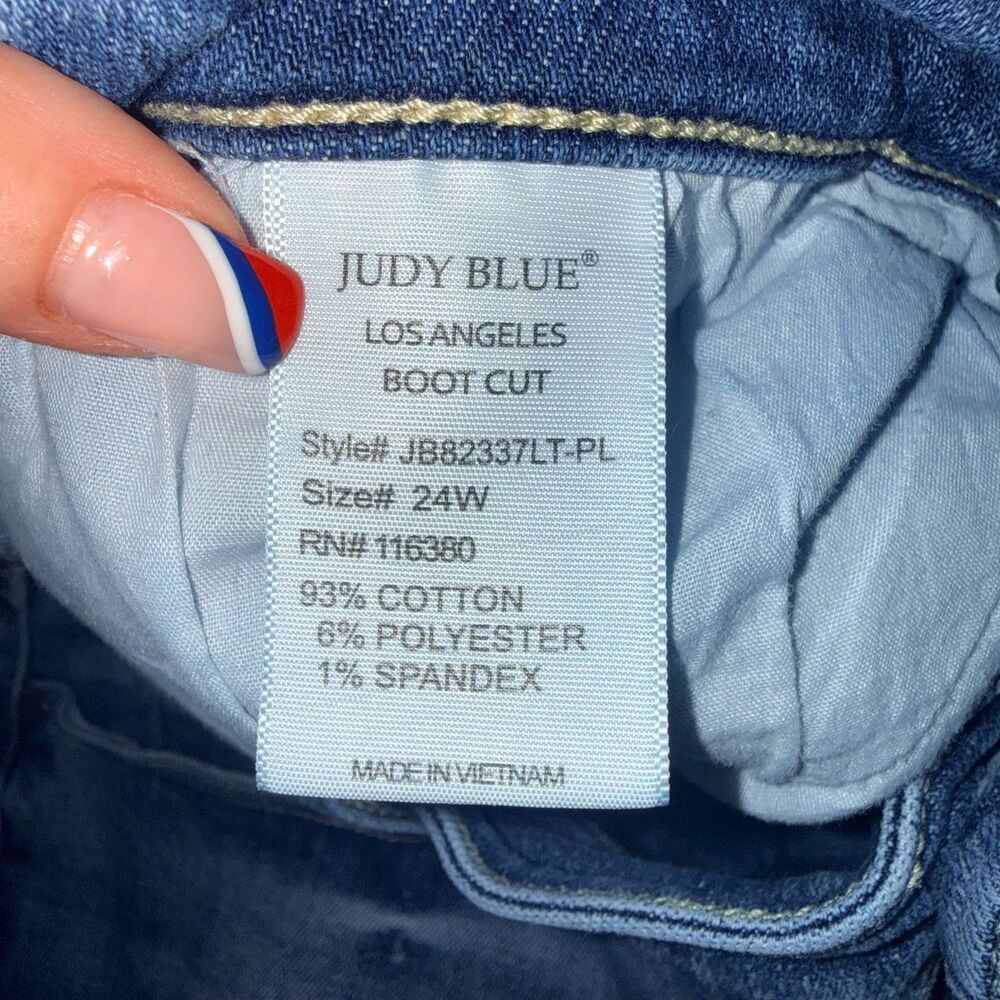Judy Blue Mid Rise Boot Cut Jean - 24W - Picture 13 of 13